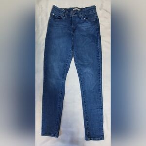 Levis Strauss 721 High Rise Skinny Women's Jeans Size 28 Stretch Denim
